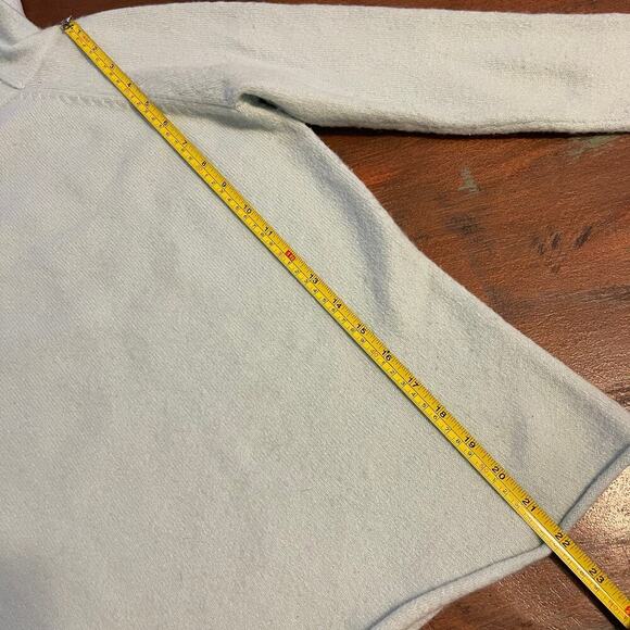 GAP Y2K Women's Stretch Turtleneck Sweater Light Blue Size Small - Picture 8 of 8